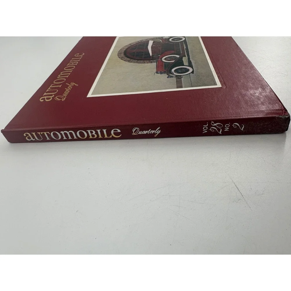 Automobile Quarterly Vol 28 No 2 1990 Hardcover Magazine Red Car History Book